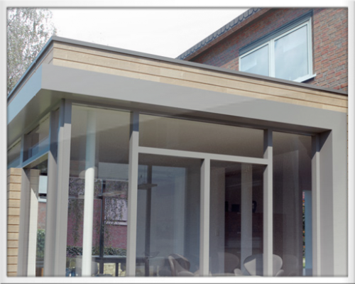 Anbau eines Wintergartens