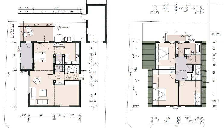 Grundriss Umbau Marl