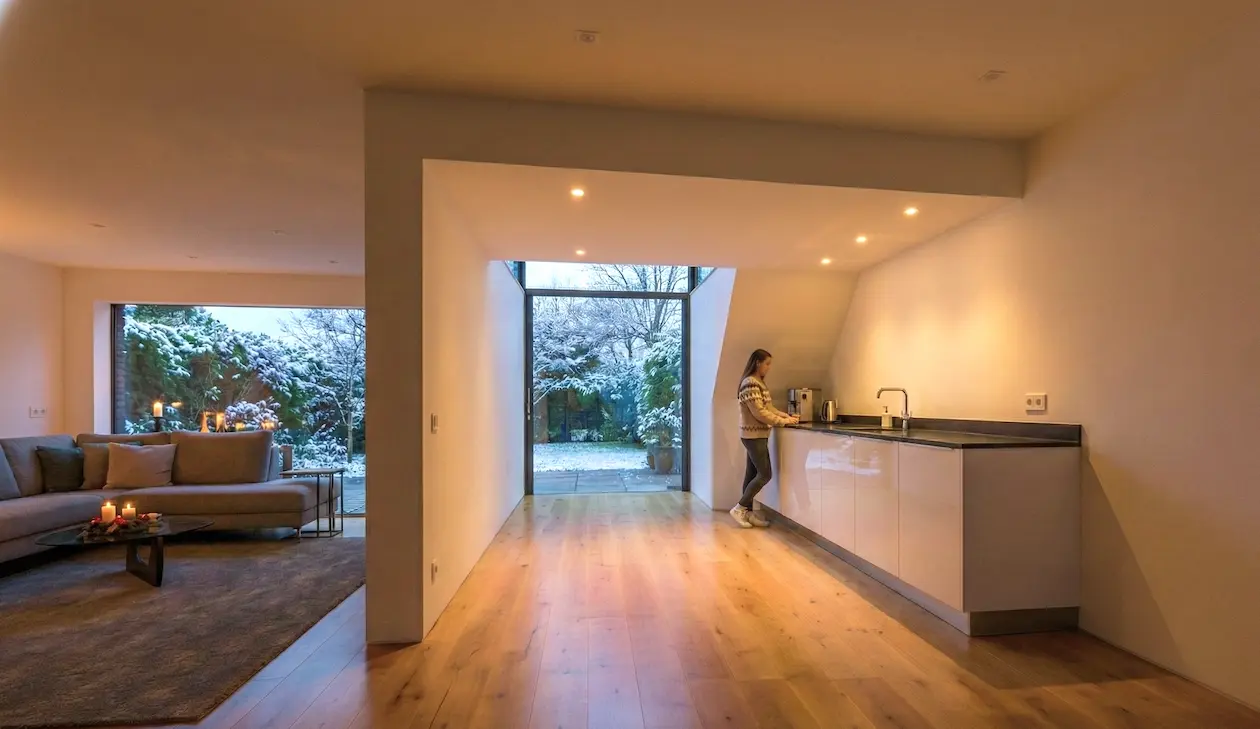 Projekt 2565 Architektur Visualisierung Abend