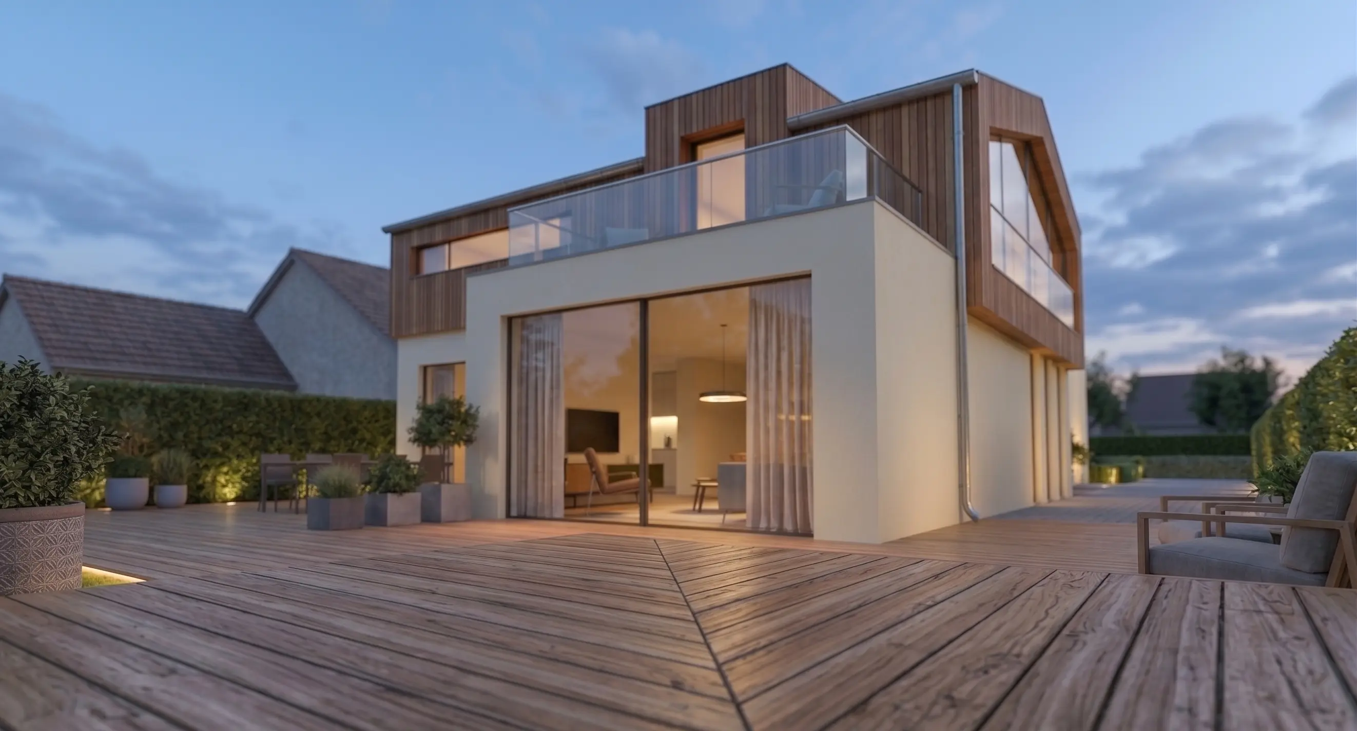 Neubau Zweifamilienhaus Marl Architekt Liersch