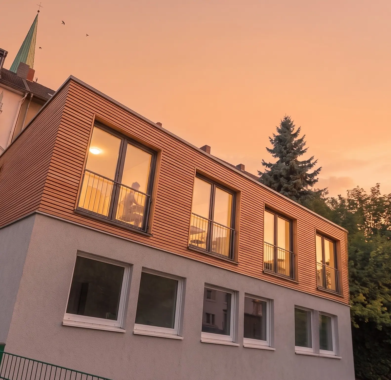 Machbarkeitsstudie Mehrfamilienhaus Aufstockung
